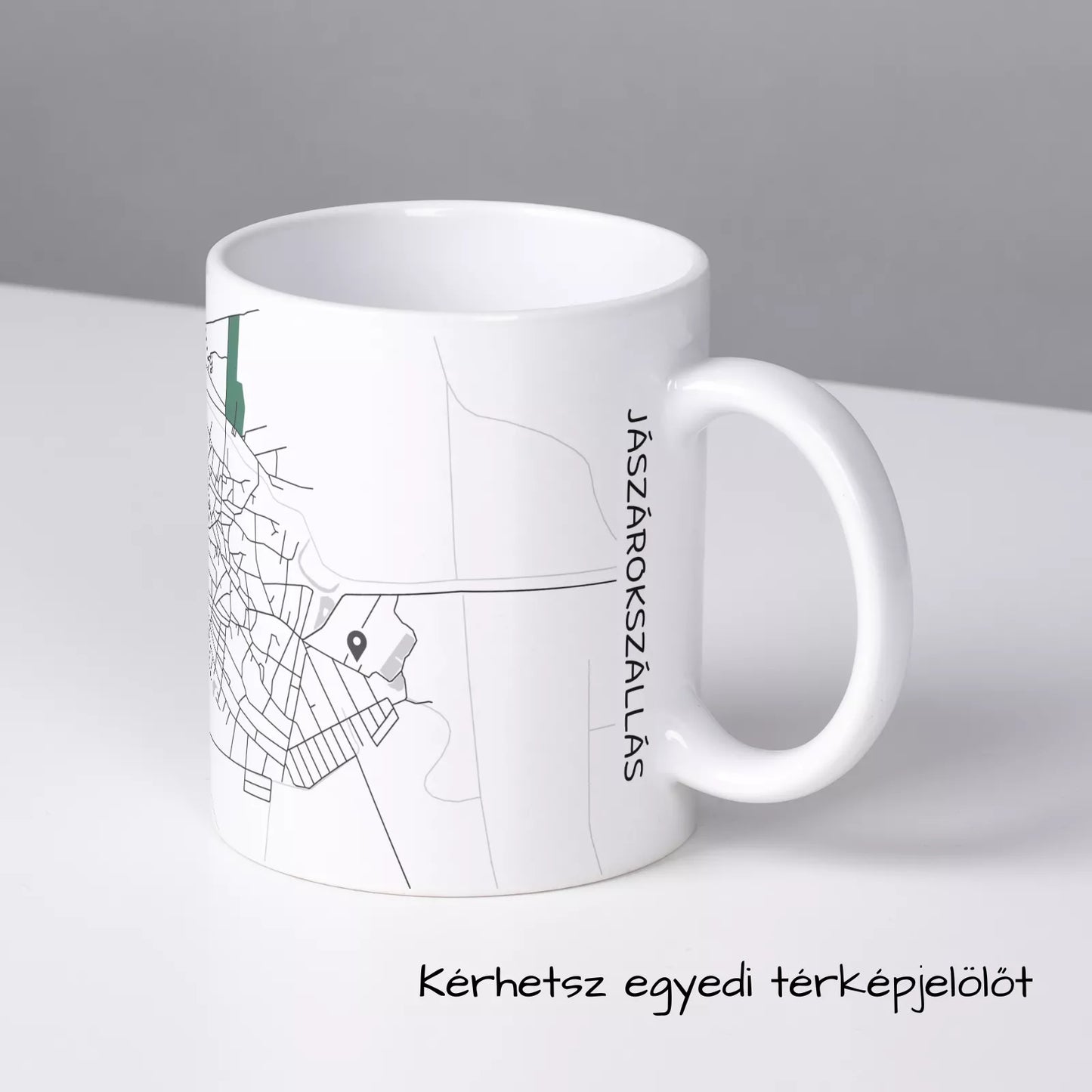 Jászárokszállás - Térképes bögre