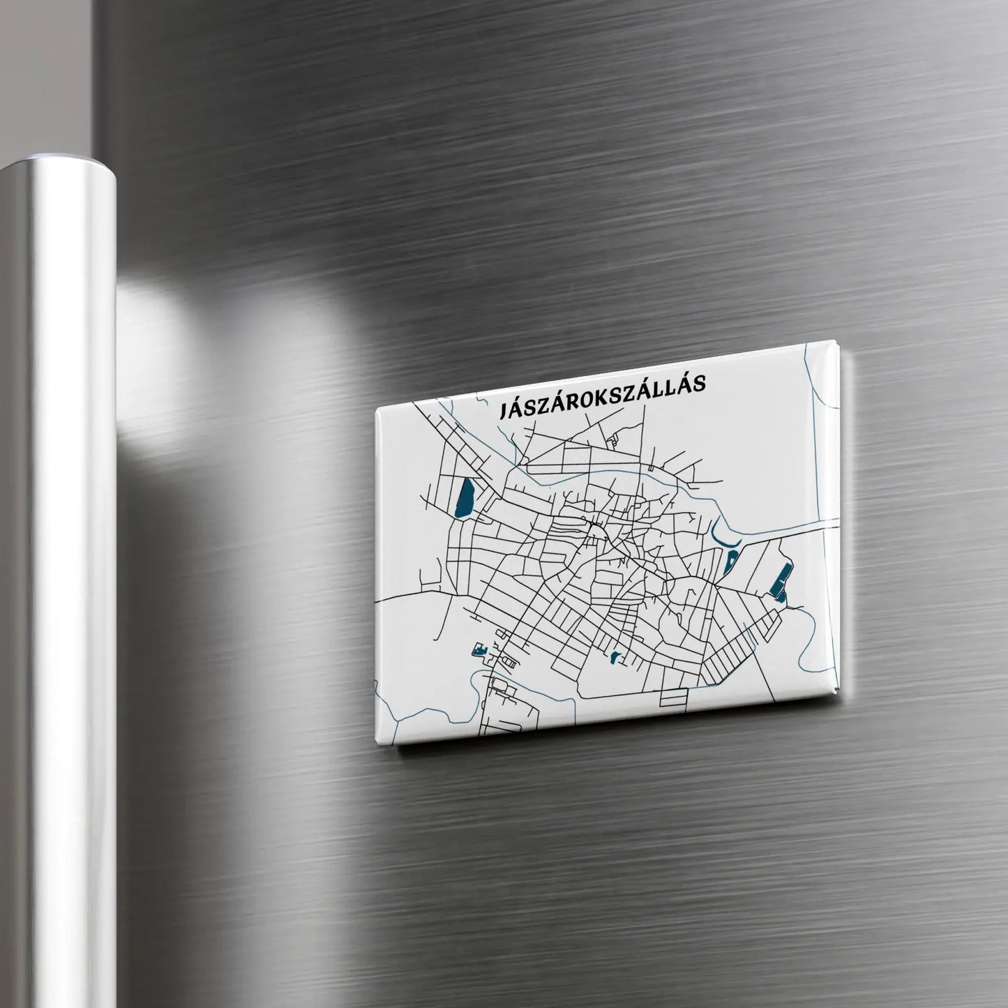Jászárokszállás - Térképes hűtőmágnes
