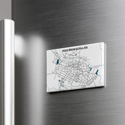 Jászárokszállás - Térképes hűtőmágnes