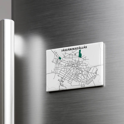 Jászárokszállás - Térképes hűtőmágnes
