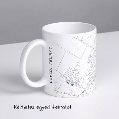 Jászberény - Térképes bögre