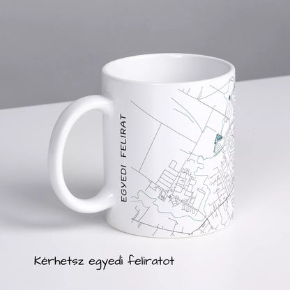 Jászberény - Térképes bögre