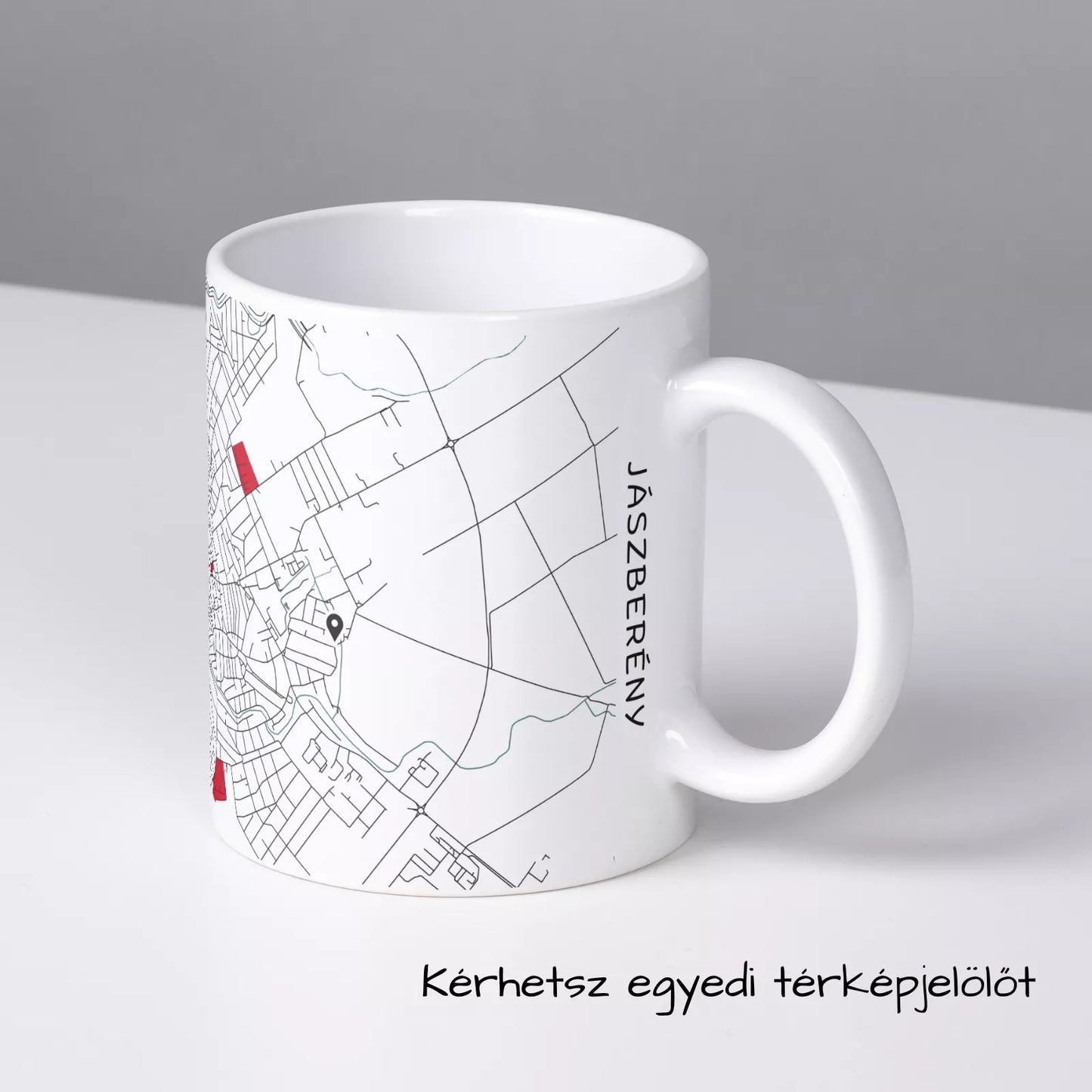 Jászberény - Térképes bögre