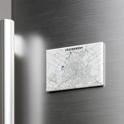 Jászberény - Térképes hűtőmágnes