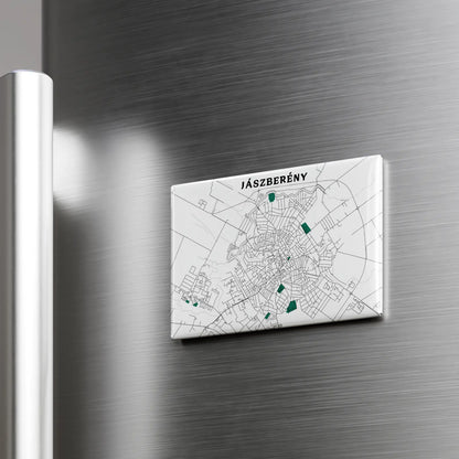 Jászberény - Térképes hűtőmágnes