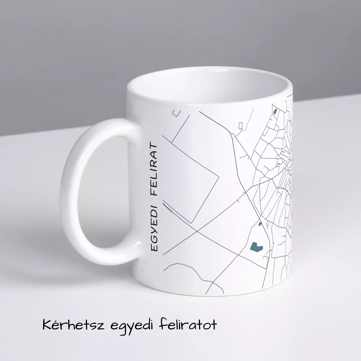 Jászkisér - Térképes bögre