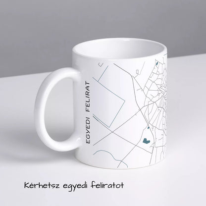 Jászkisér - Térképes bögre