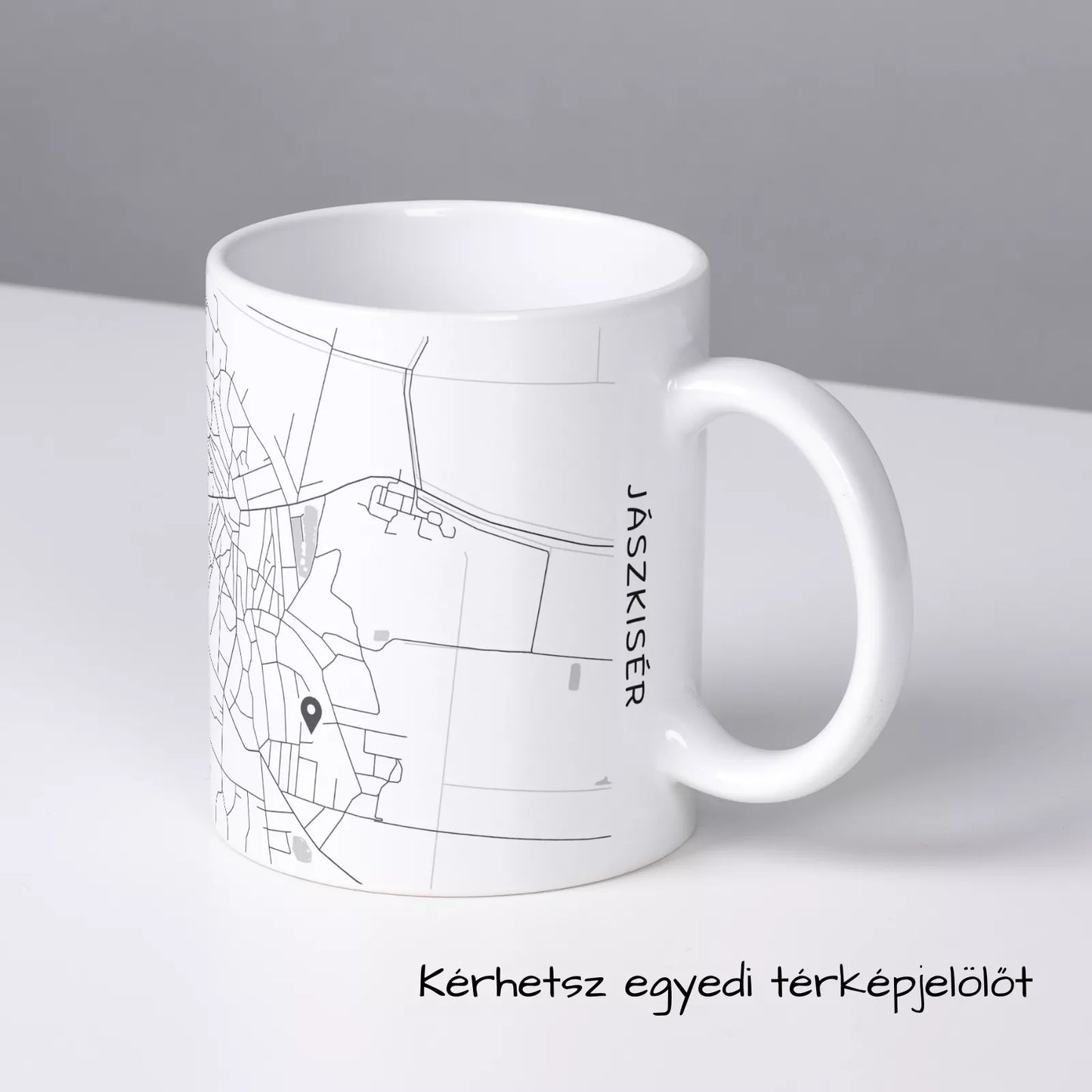 Jászkisér - Térképes bögre