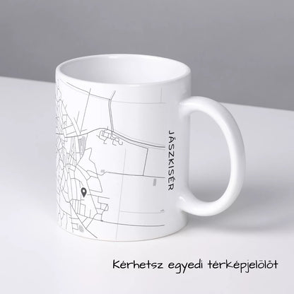 Jászkisér - Térképes bögre