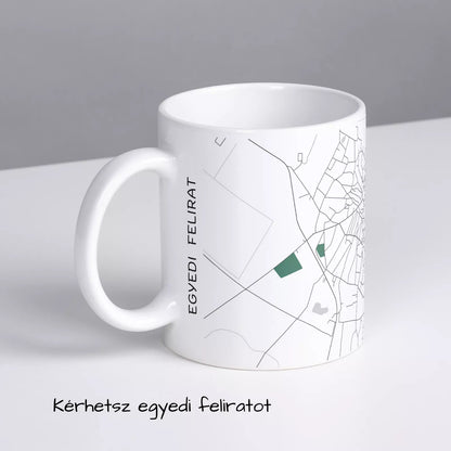 Jászkisér - Térképes bögre