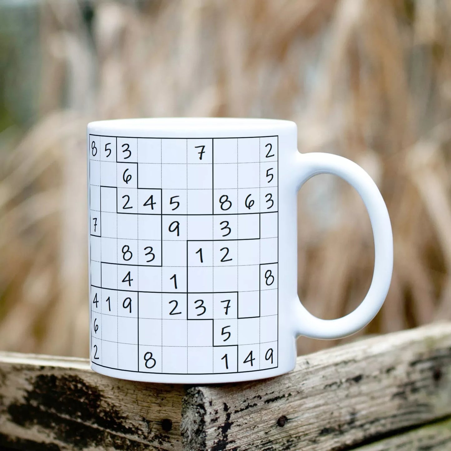 Jigsaw sudoku bögre