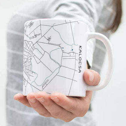 Kalocsa - Térképes bögre