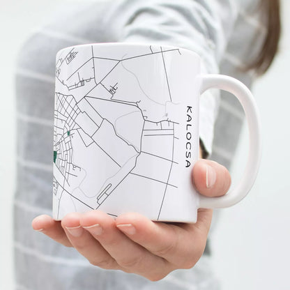 Kalocsa - Térképes bögre