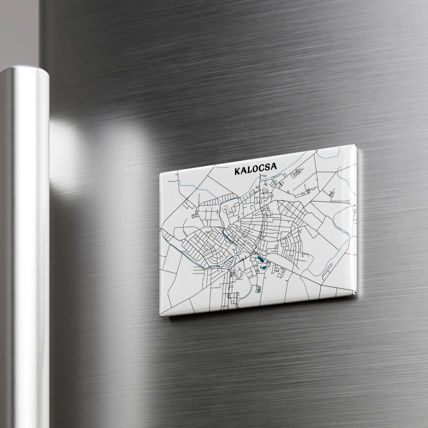 Kalocsa - Térképes hűtőmágnes