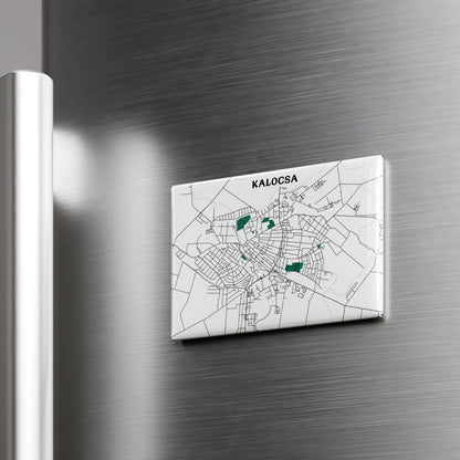 Kalocsa - Térképes hűtőmágnes