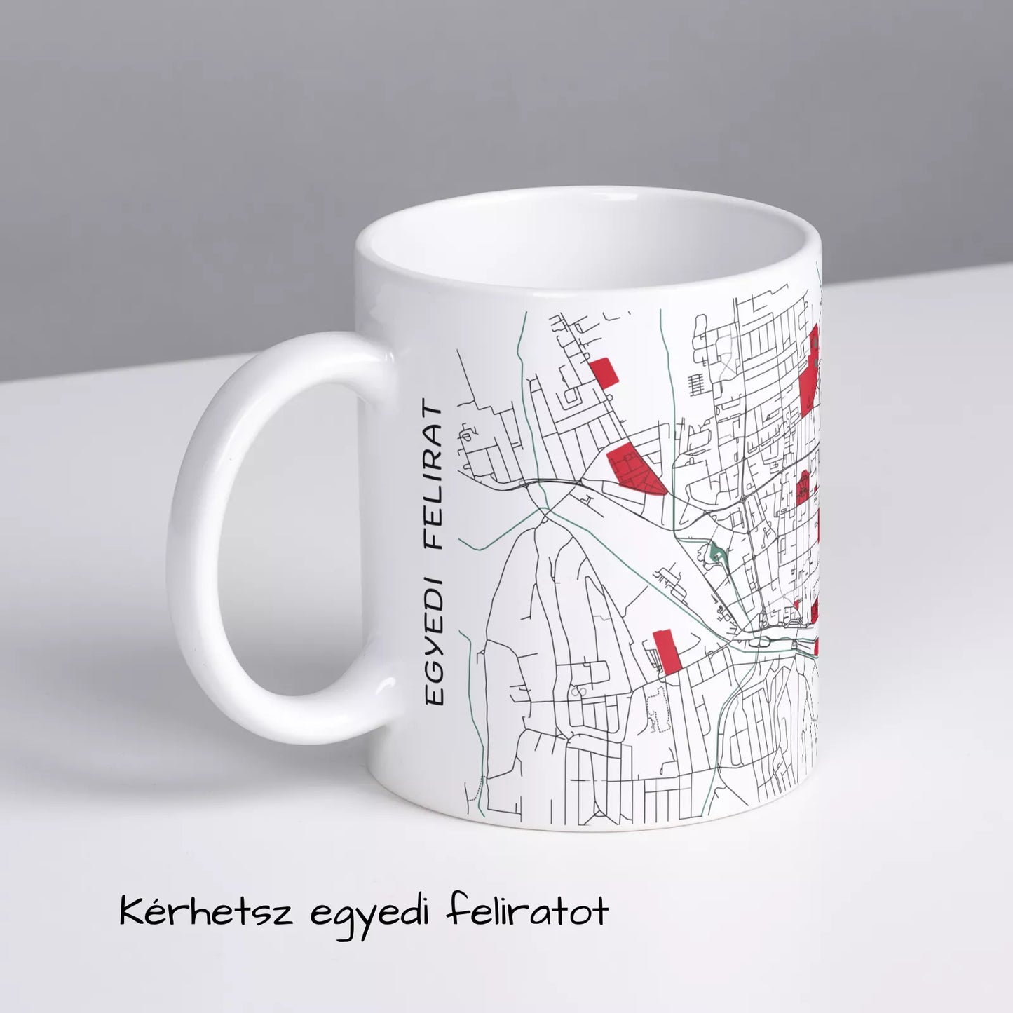 Kaposvár - Térképes bögre
