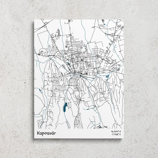 Kaposvár vászonkép