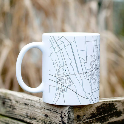 Kapuvár - Térképes bögre