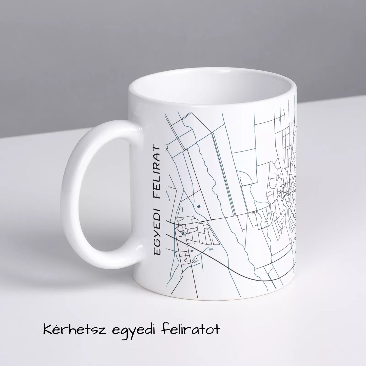 Kapuvár - Térképes bögre