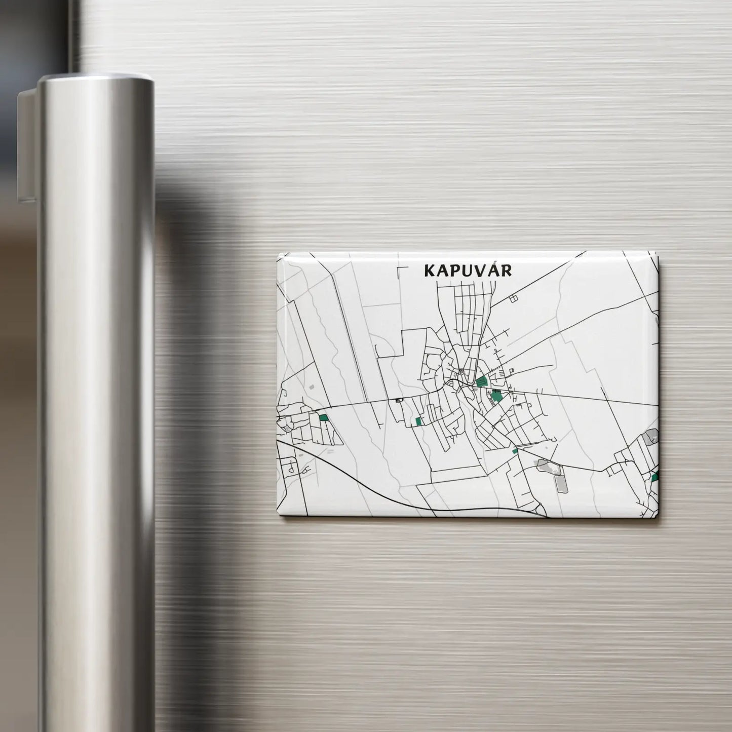 Kapuvár hűtőmágnes
