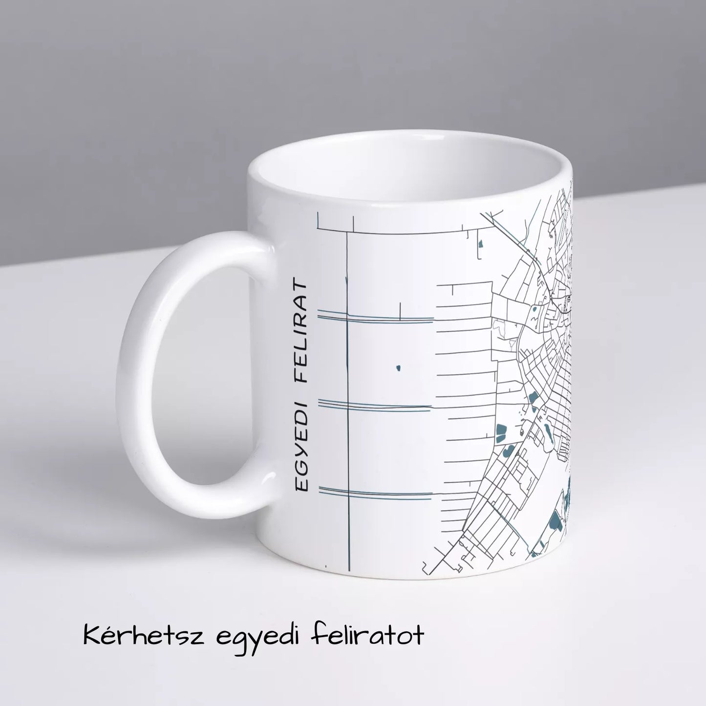 Karcag - Térképes bögre