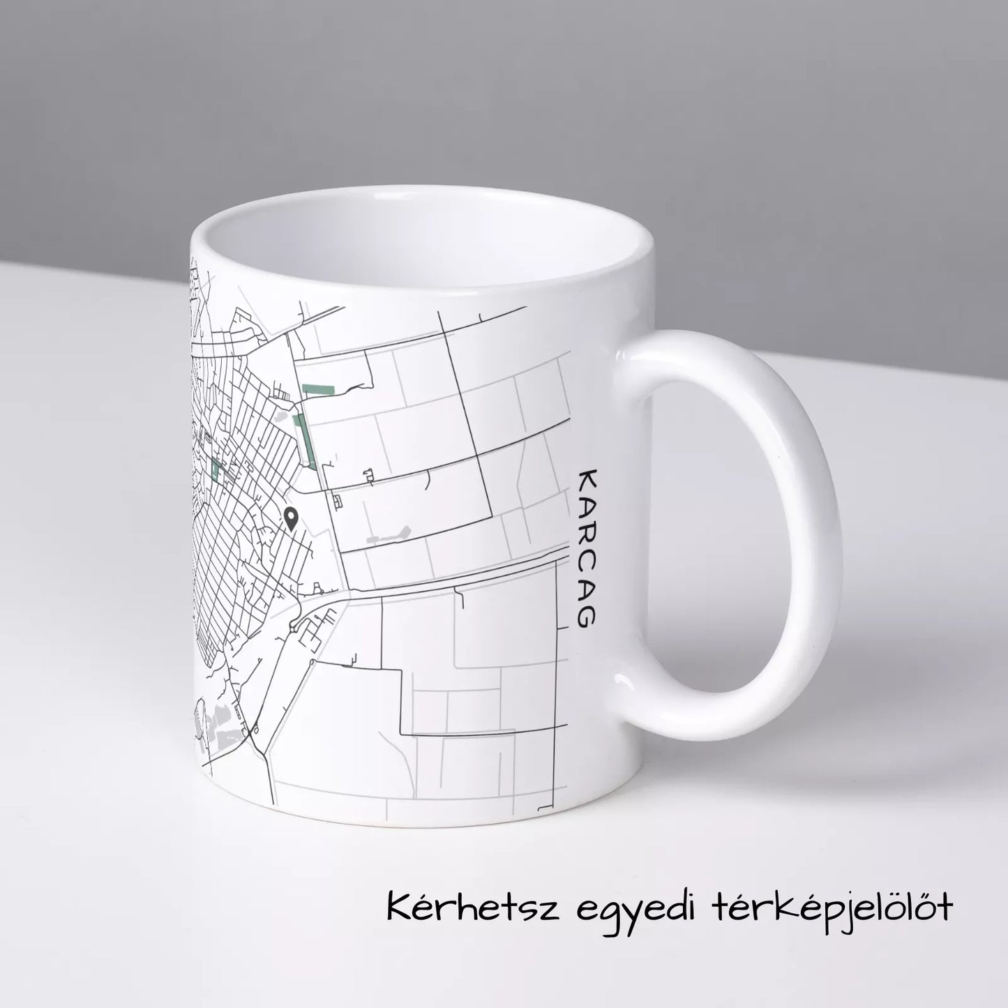 Karcag - Térképes bögre