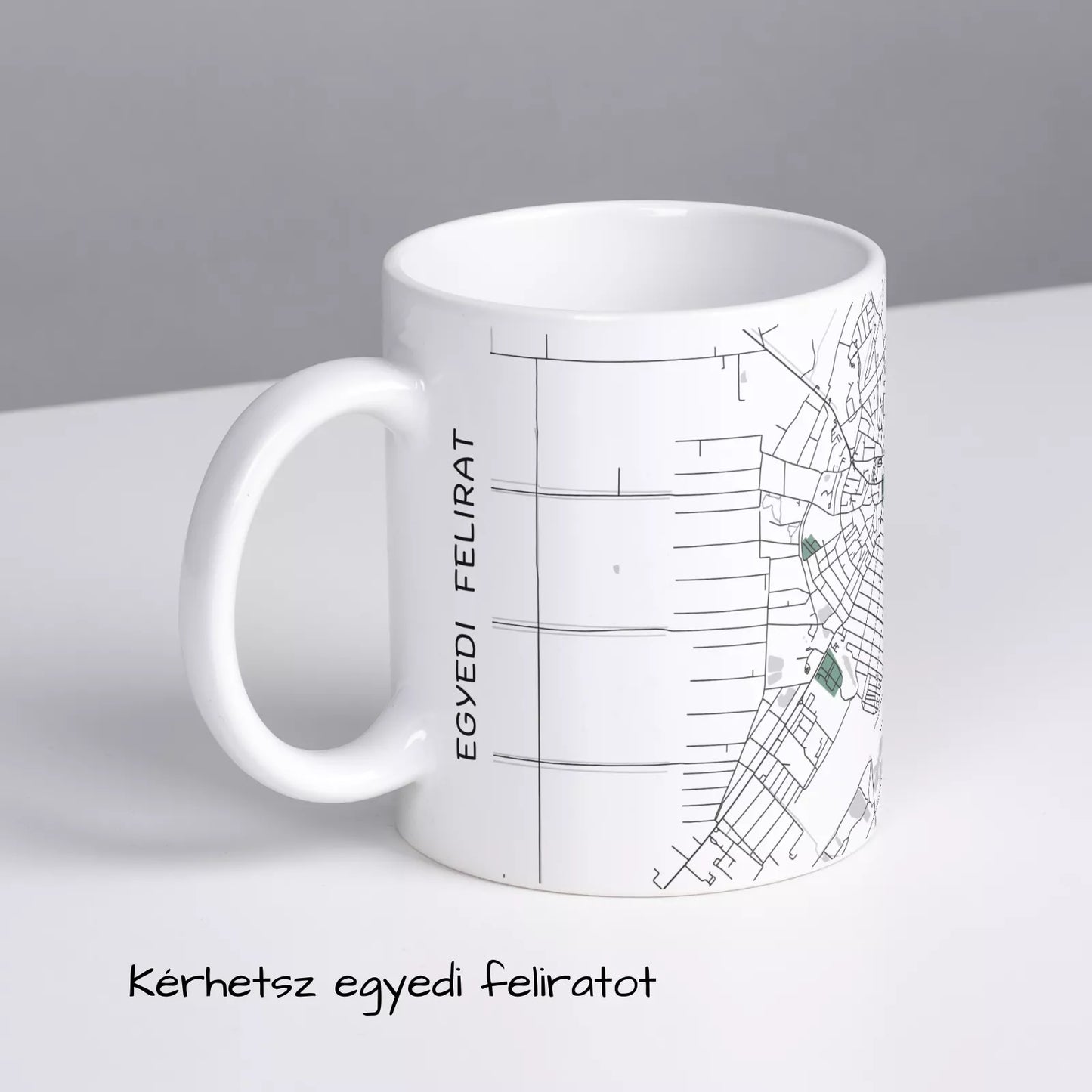 Karcag - Térképes bögre