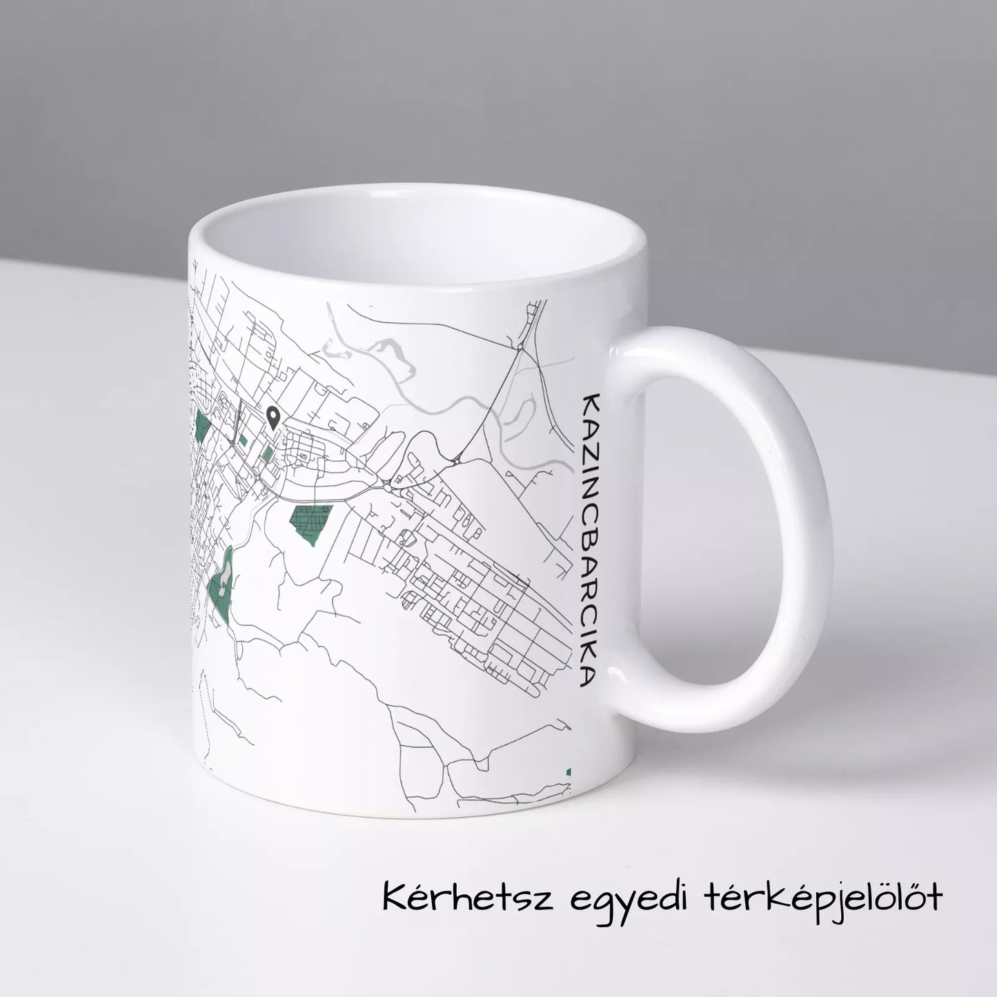 Kazincbarcika - Térképes bögre