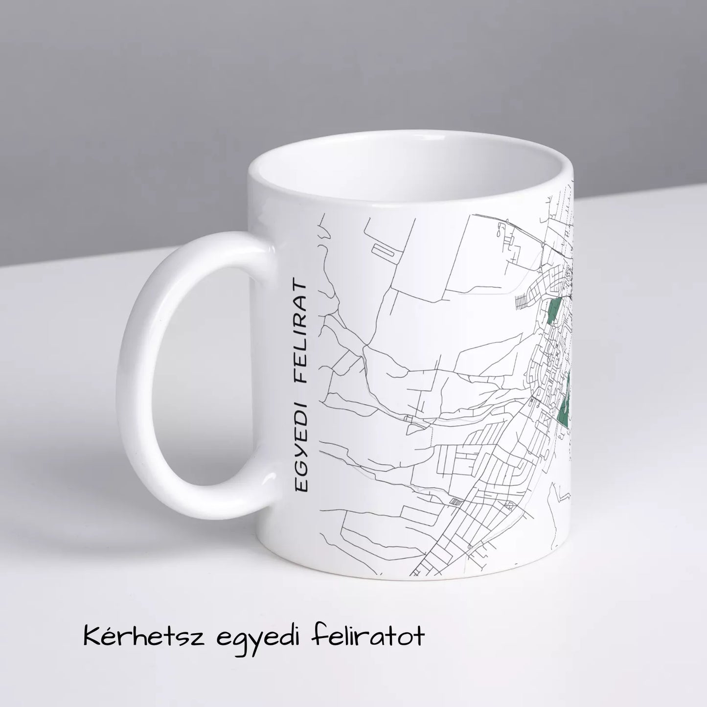 Kazincbarcika - Térképes bögre