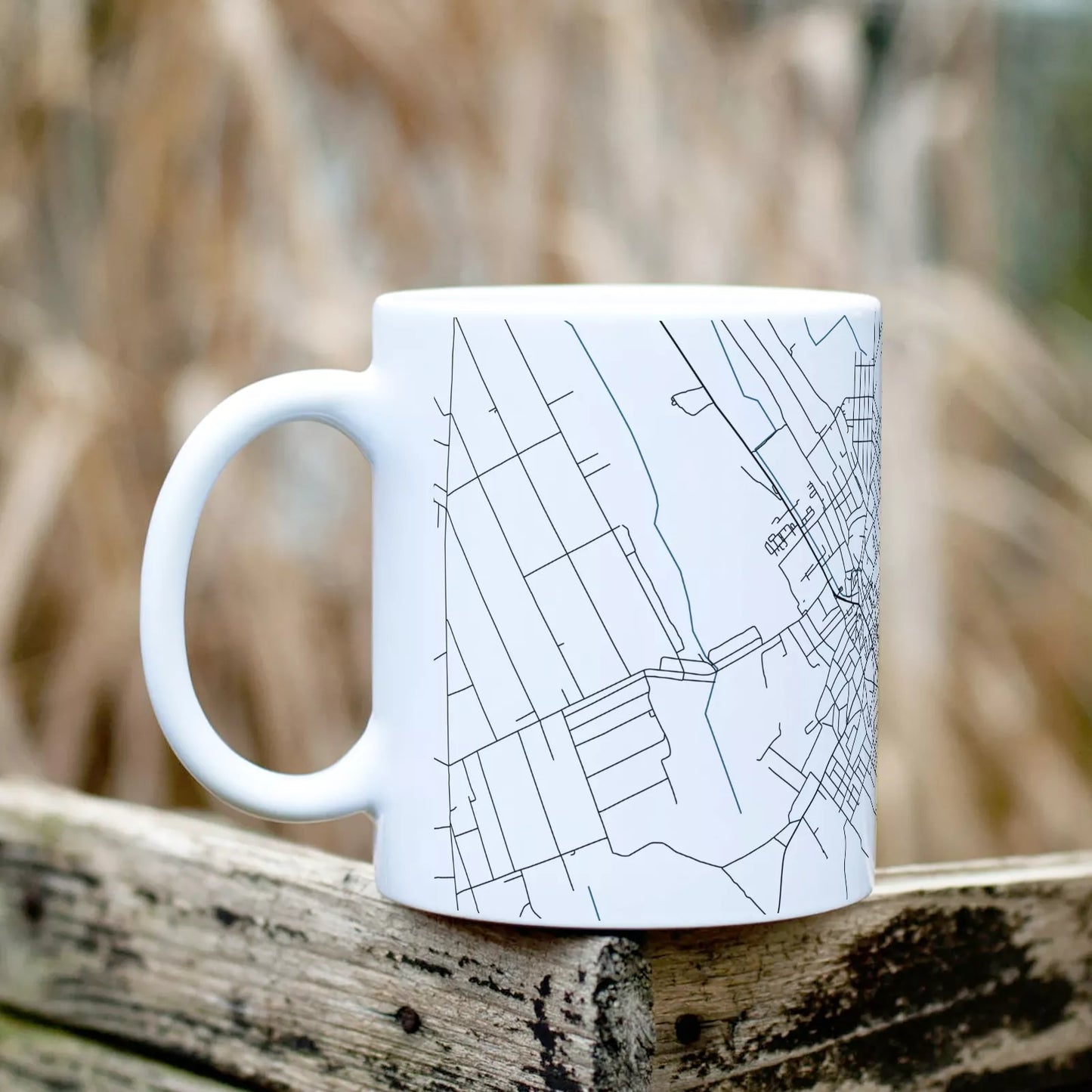 Kiskőrös - Térképes bögre