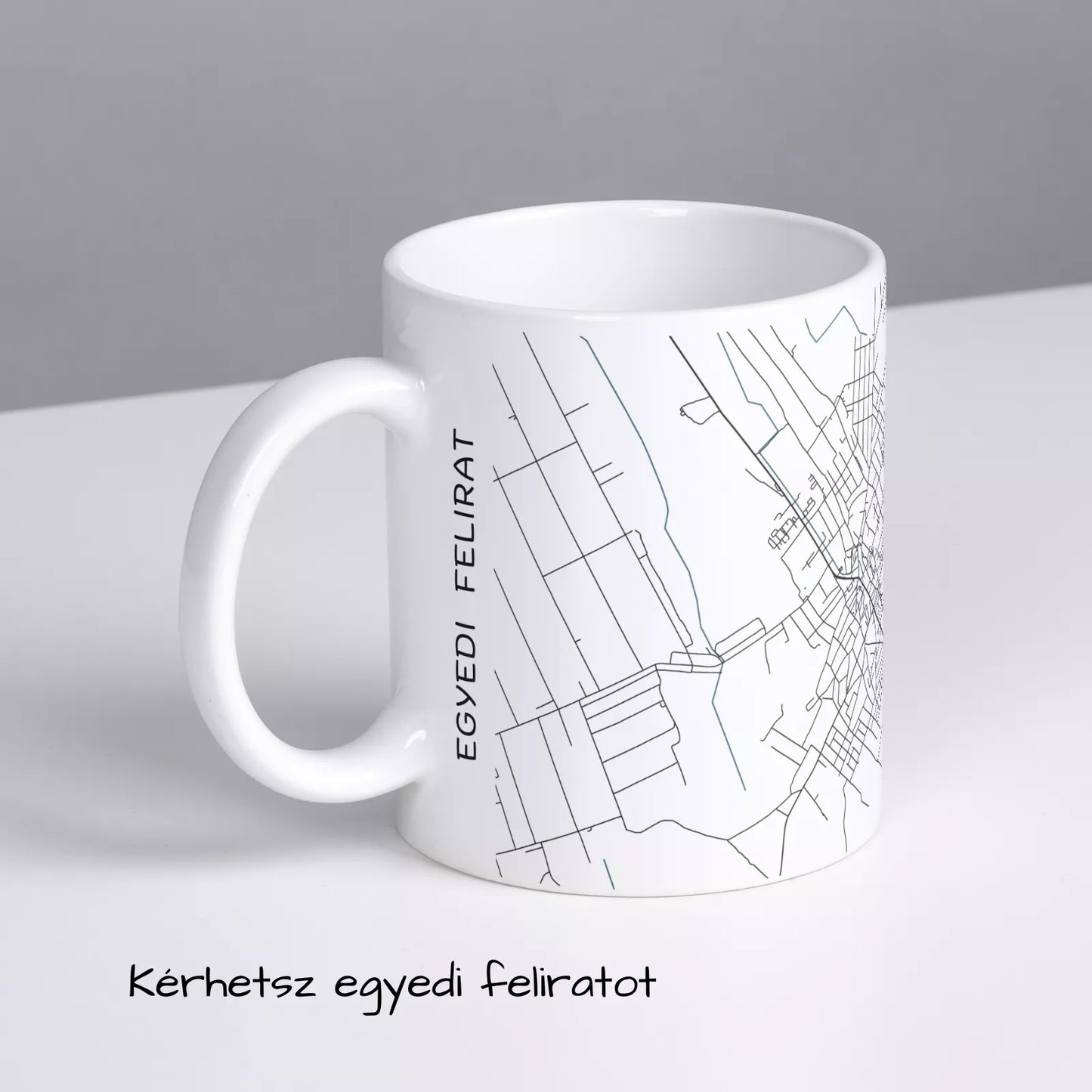 Kiskőrös - Térképes bögre