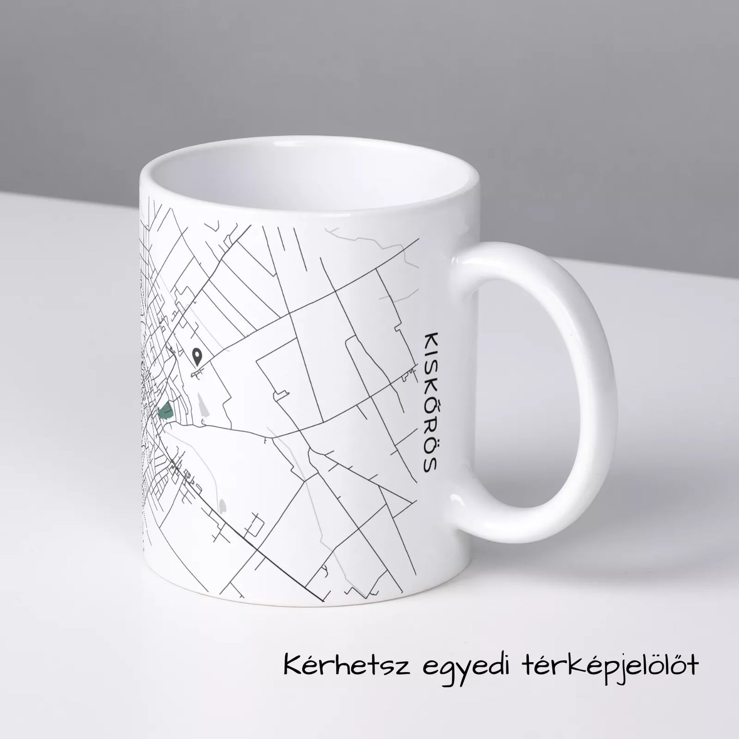 Kiskőrös - Térképes bögre