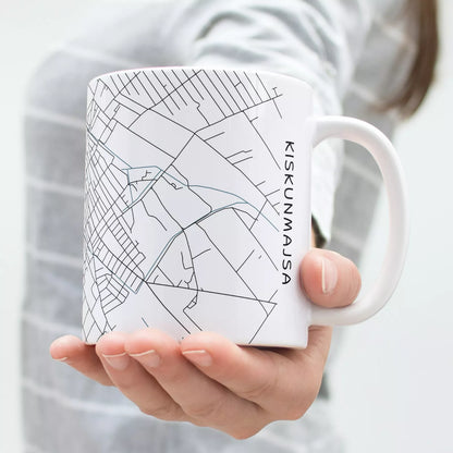 Kiskunmajsa - Térképes bögre