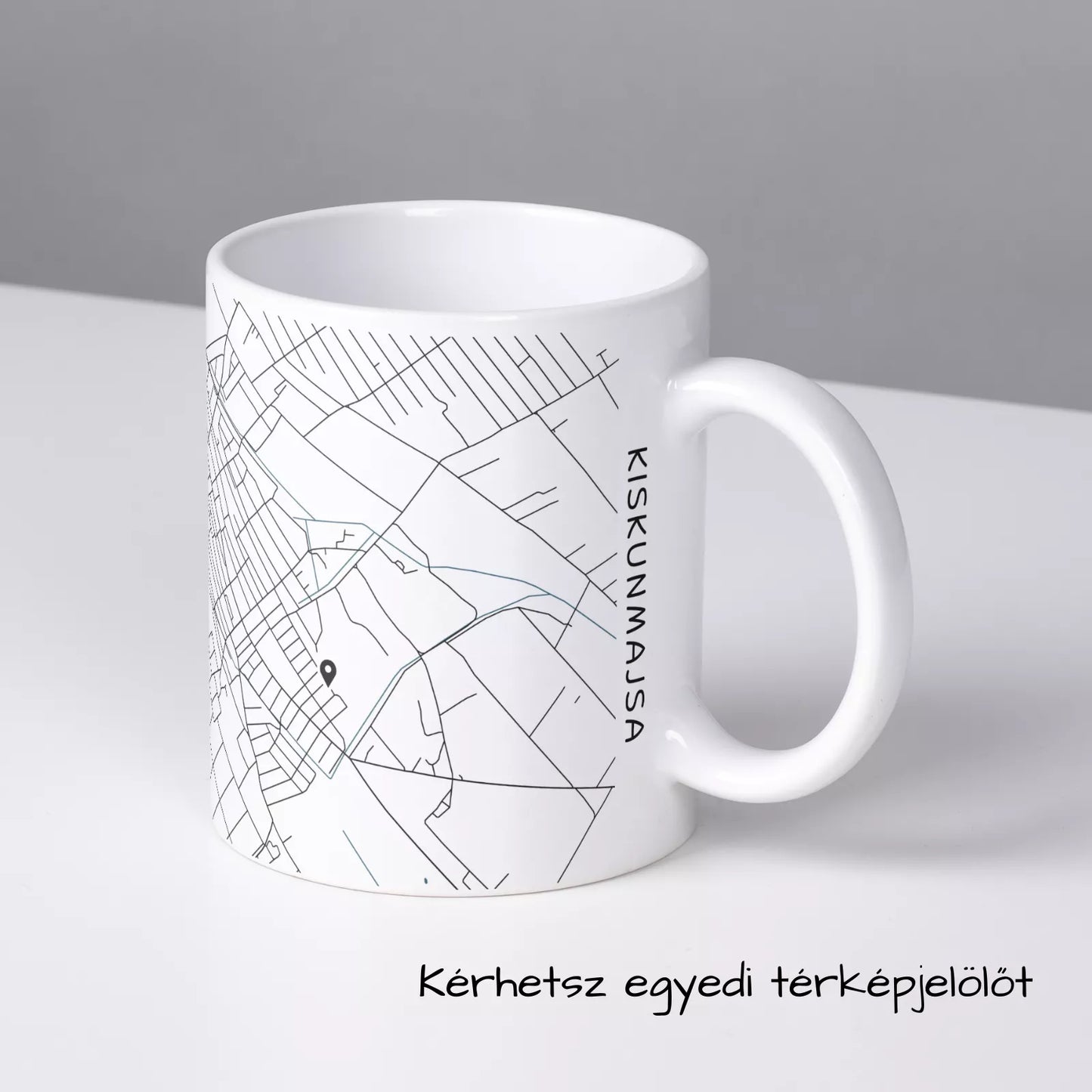 Kiskunmajsa - Térképes bögre