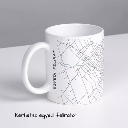 Kiskunmajsa - Térképes bögre