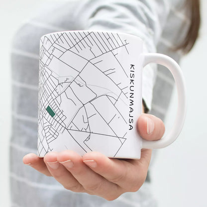 Kiskunmajsa - Térképes bögre