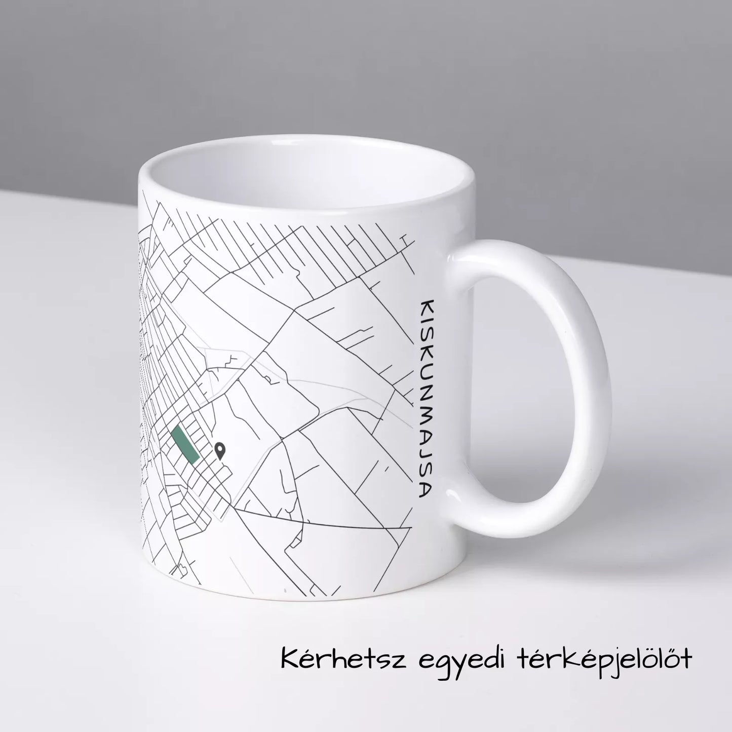 Kiskunmajsa - Térképes bögre