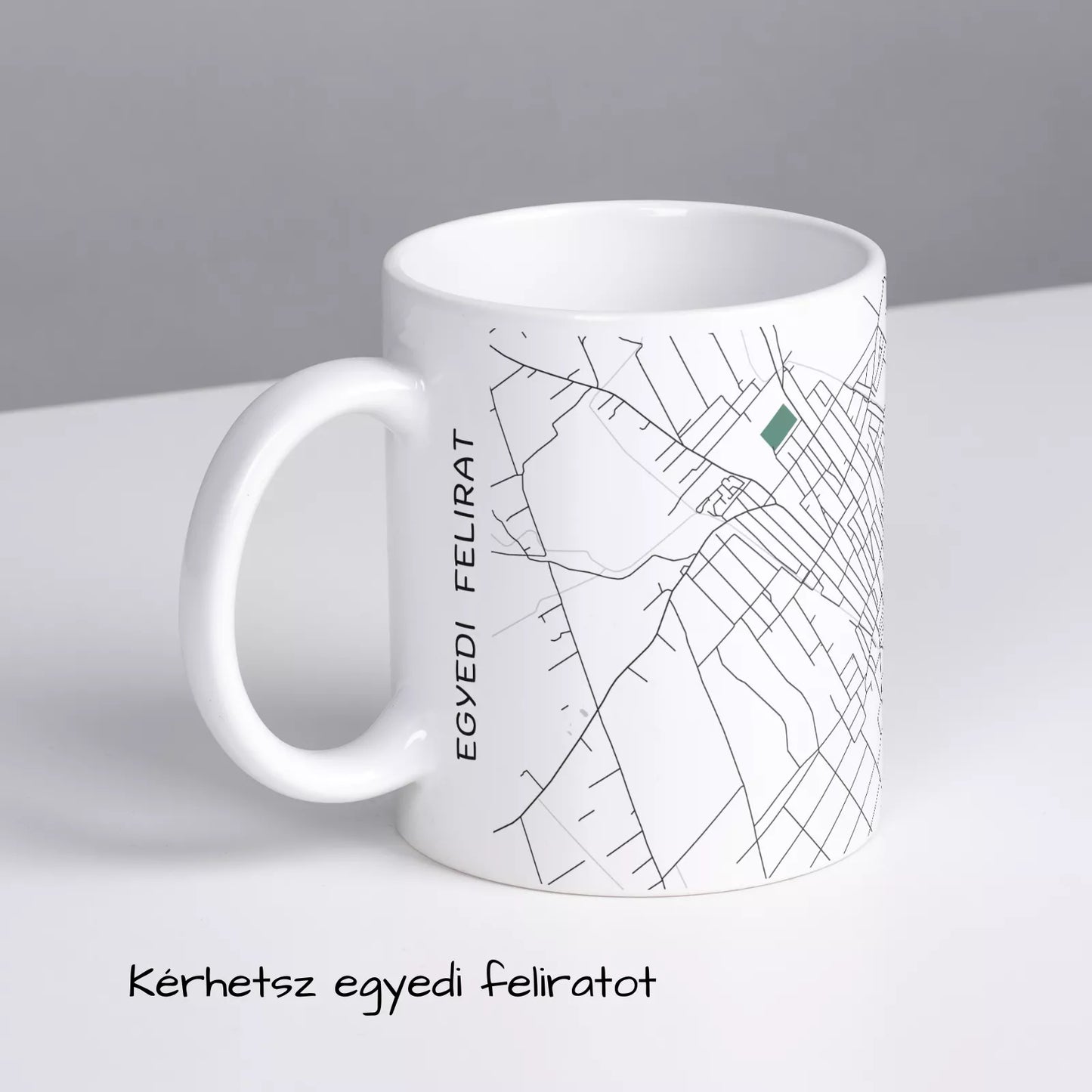 Kiskunmajsa - Térképes bögre