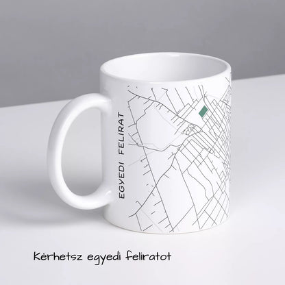 Kiskunmajsa - Térképes bögre