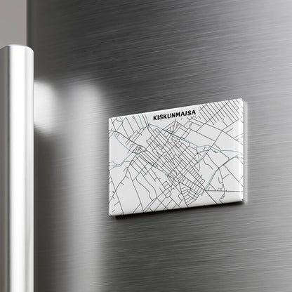 Kiskunmajsa - Térképes hűtőmágnes