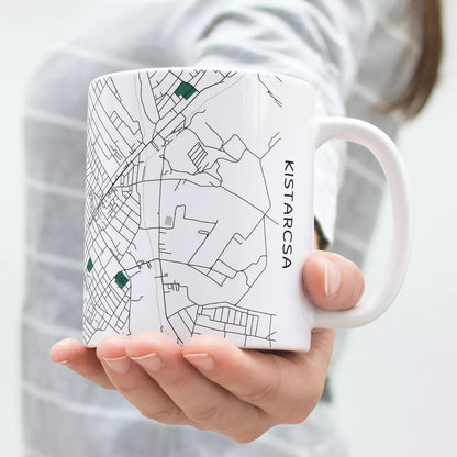 Kistarcsa - Térképes bögre