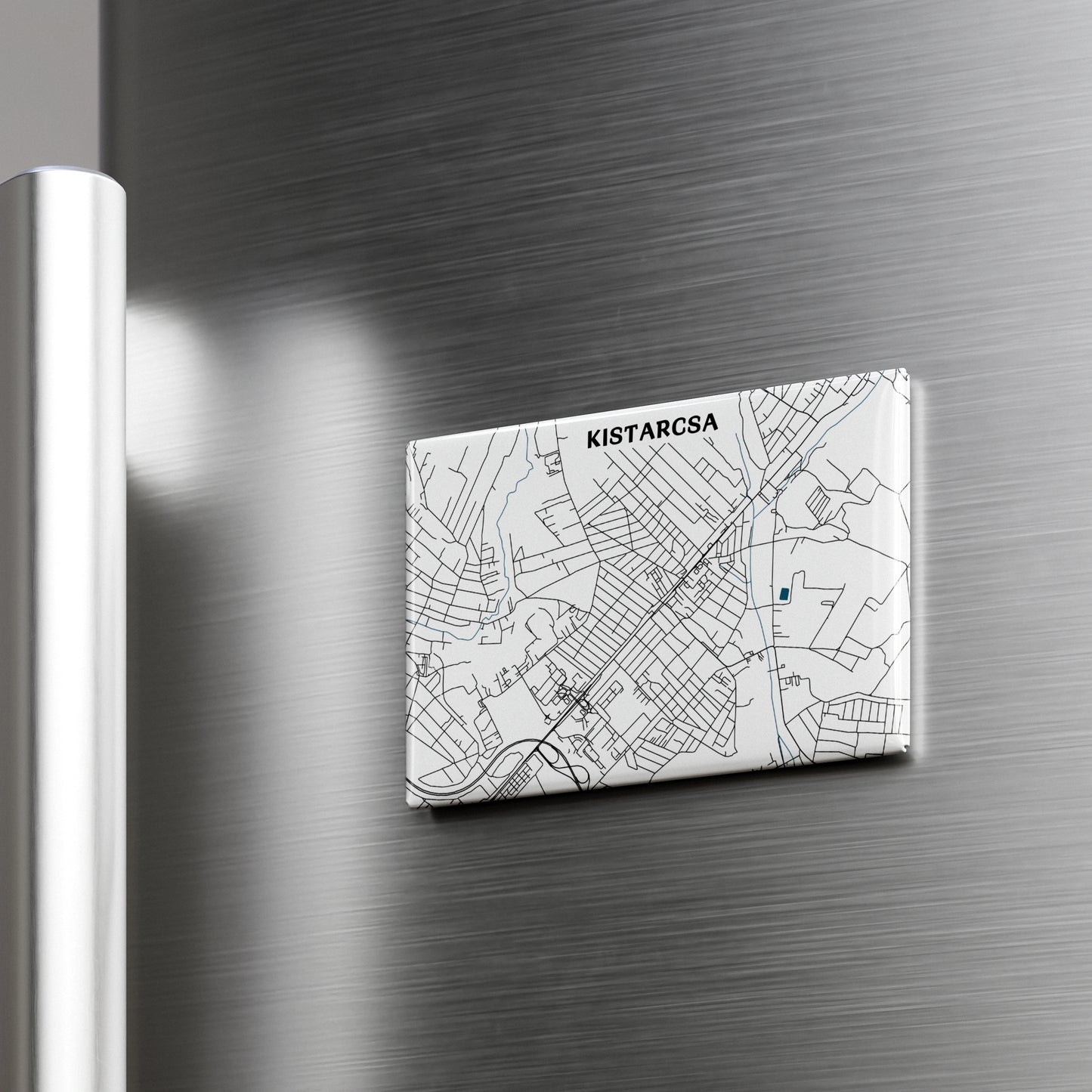 Kistarcsa - Térképes hűtőmágnes