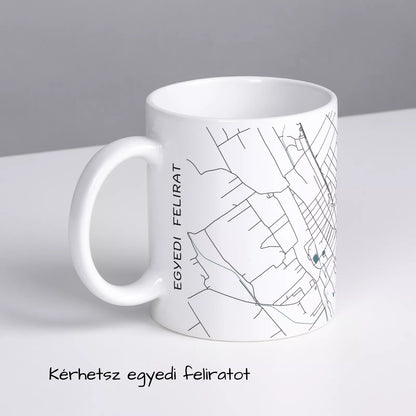 Kistelek - Térképes bögre