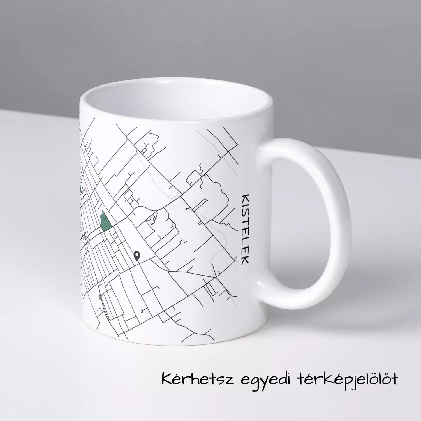 Kistelek - Térképes bögre