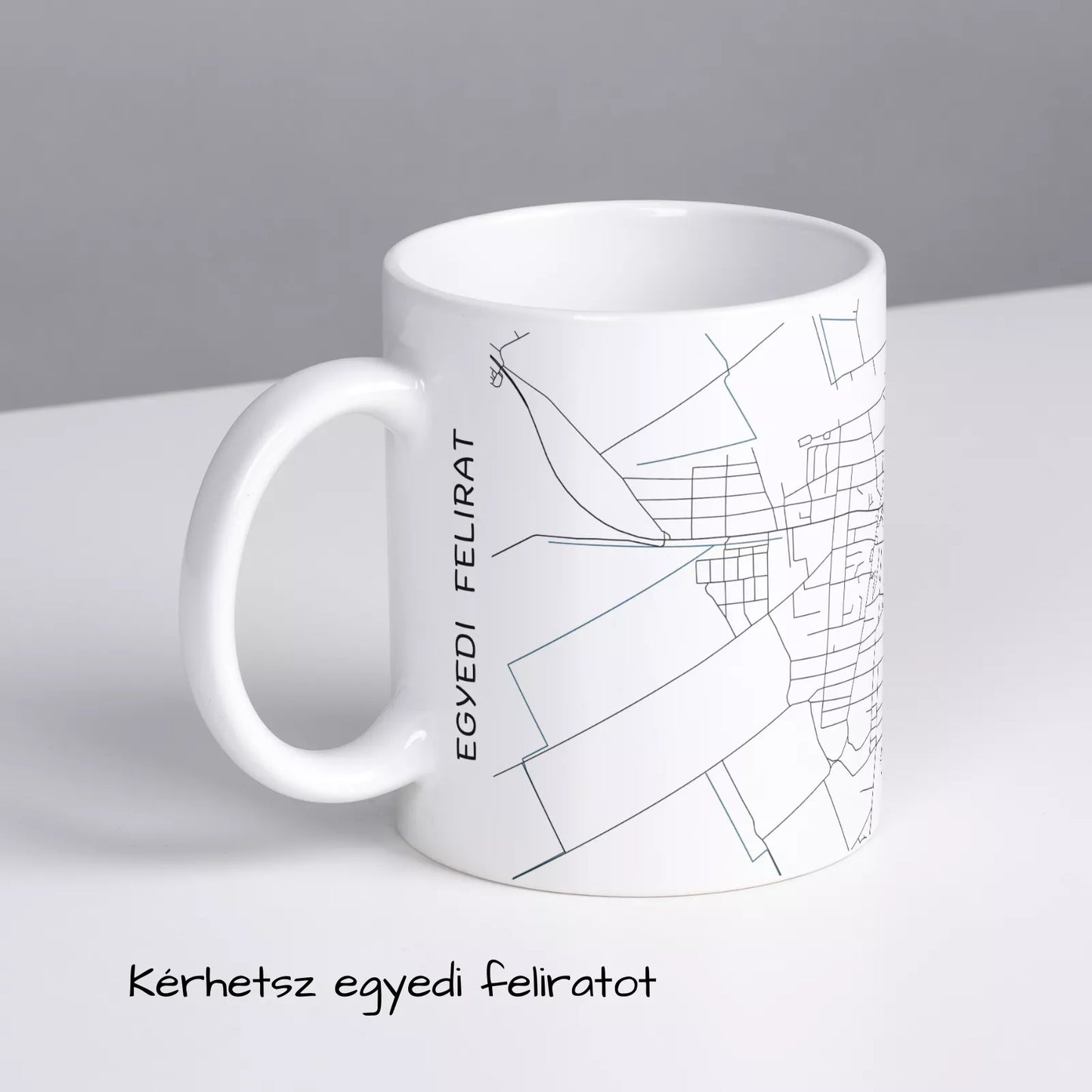 Kisújszállás - Térképes bögre