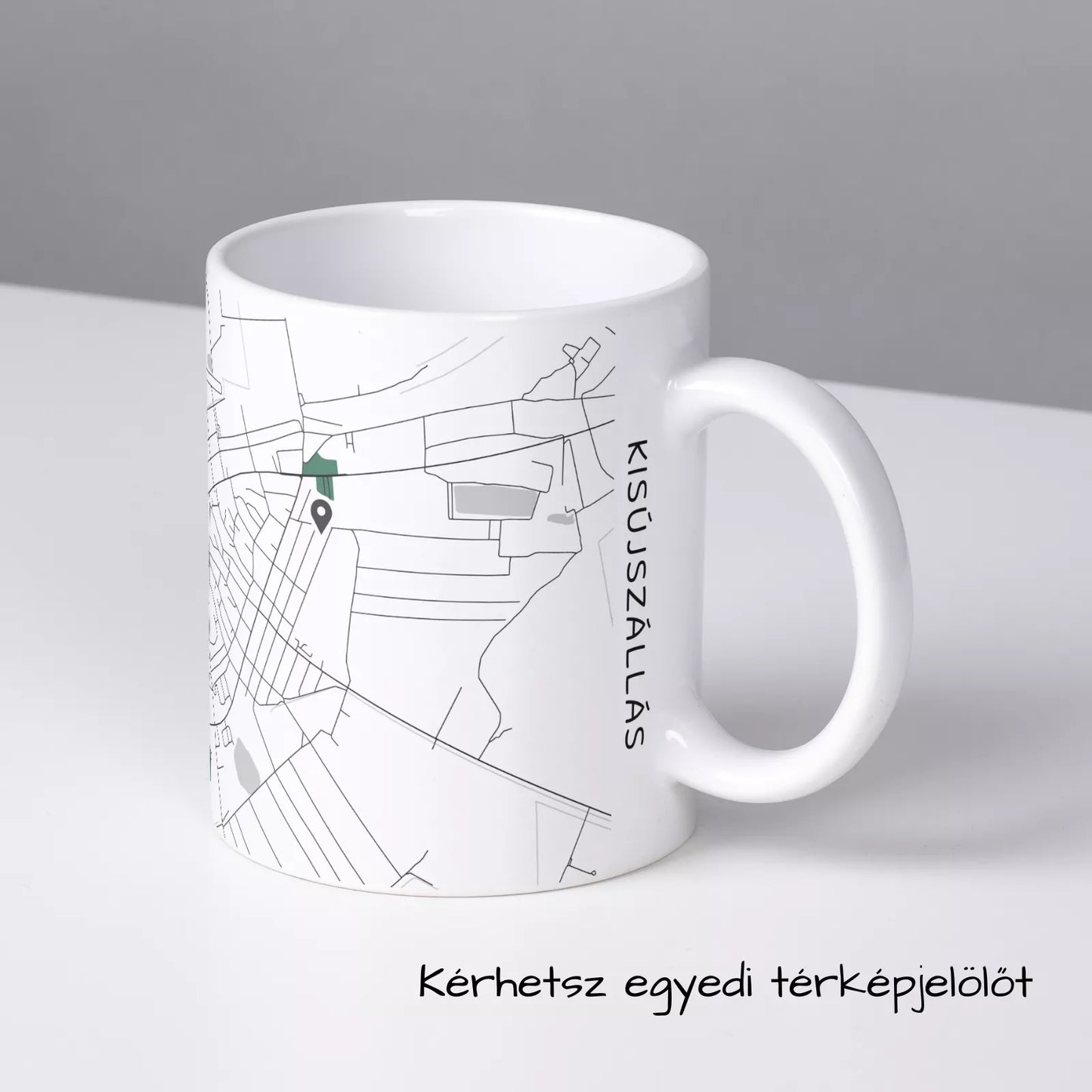 Kisújszállás - Térképes bögre