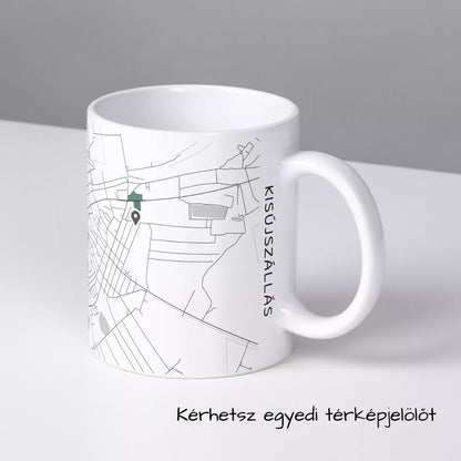 Kisújszállás - Térképes bögre