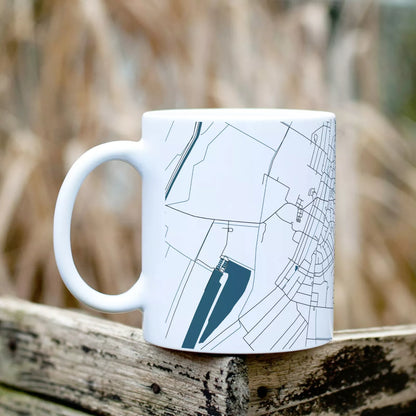 Kunhegyes - Térképes bögre