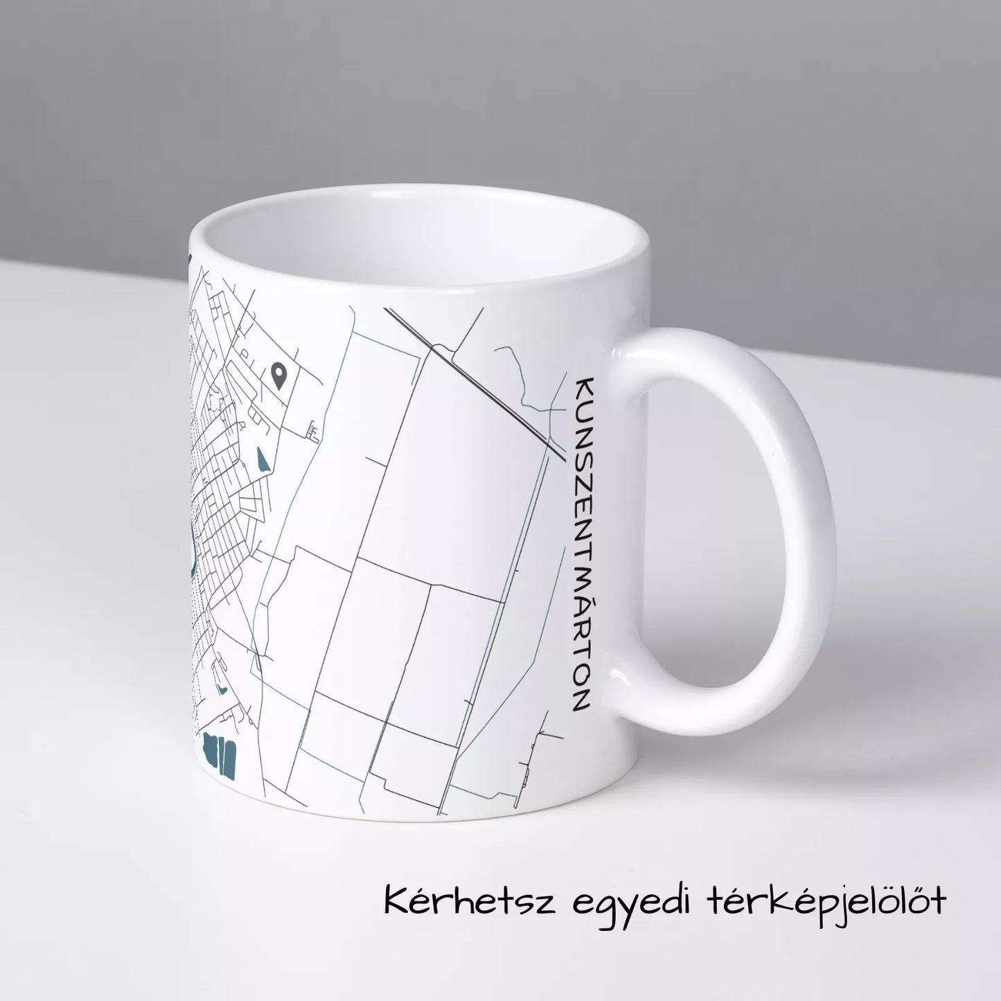 Kunszentmárton - Térképes bögre