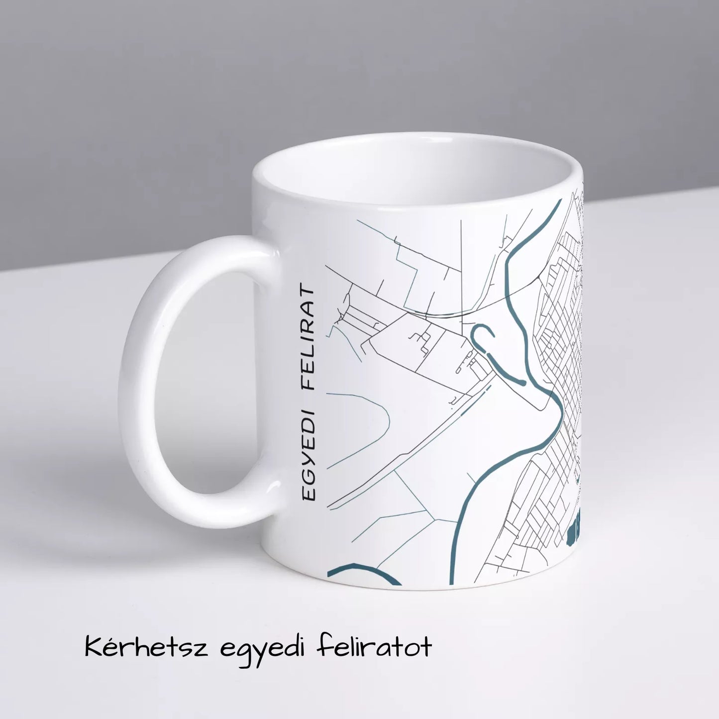 Kunszentmárton - Térképes bögre